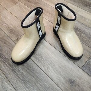 UGG Beige Waterproof Ankle Boots Size 9